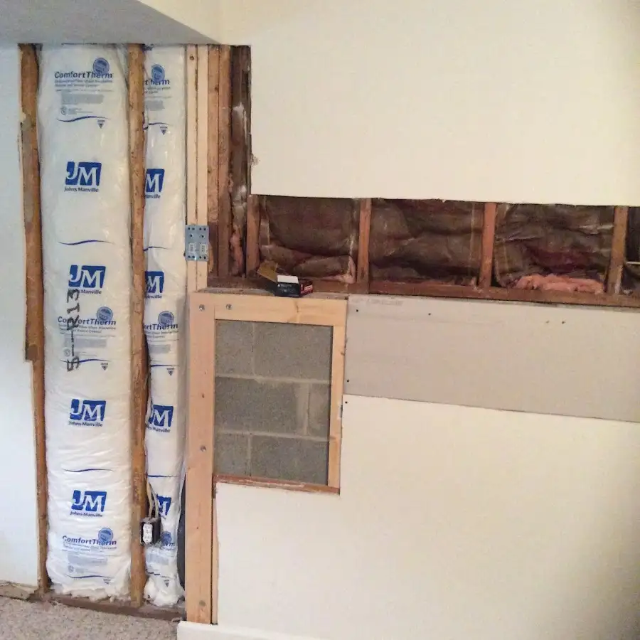 Wall insulation replacement during Structural Drying in Wrightsboro